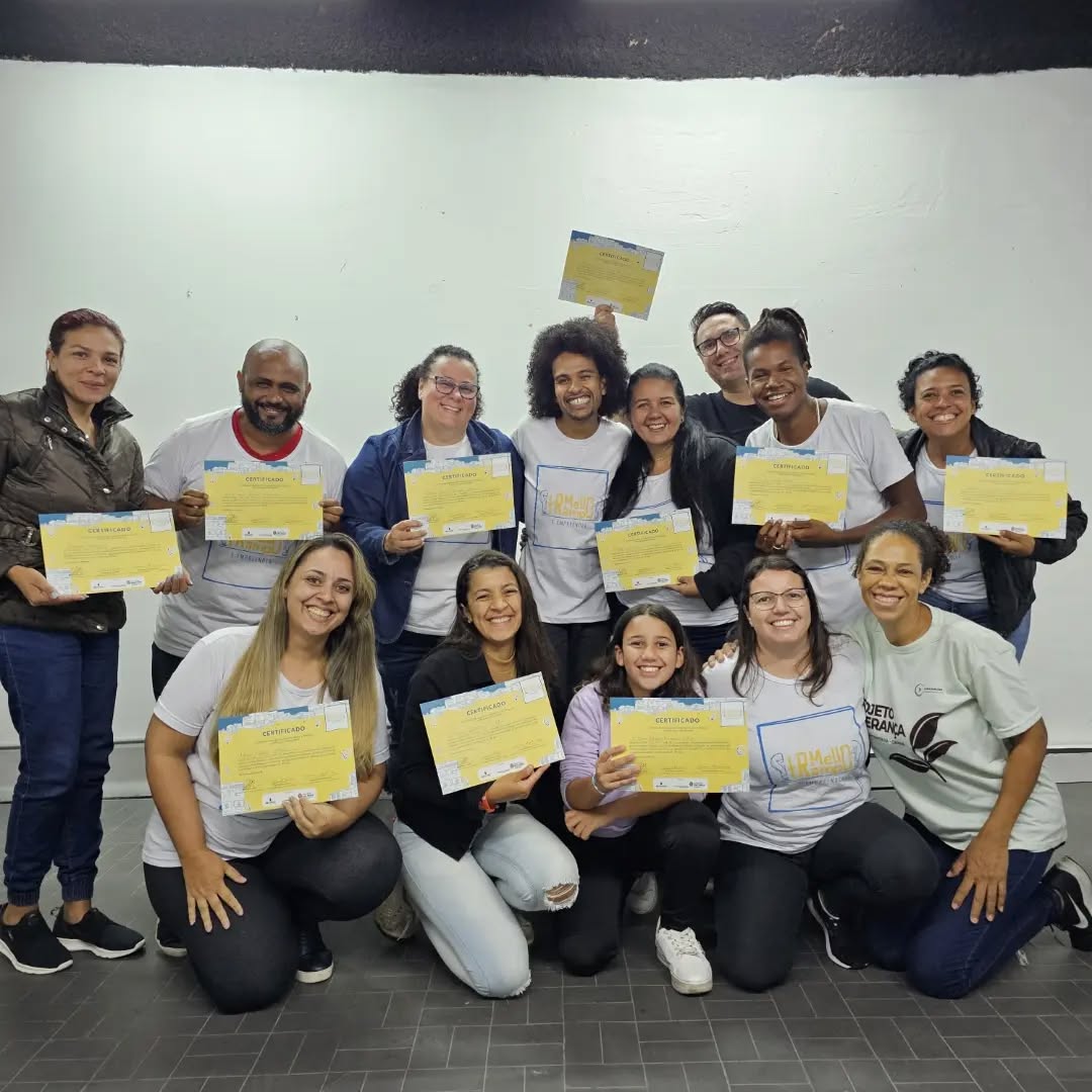 Cerimônia de certificação dos participantes - Instituto Esperança